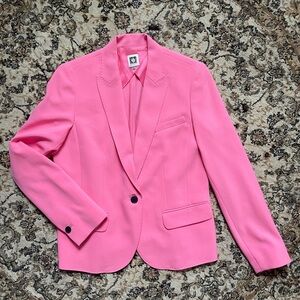 Anne Klein Women’s Size 8 Blazer Pink Office Girly Summer Business Boss Preppy